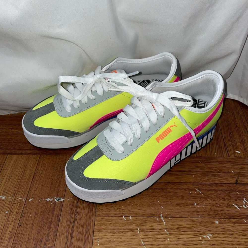 Cute platform sneakers